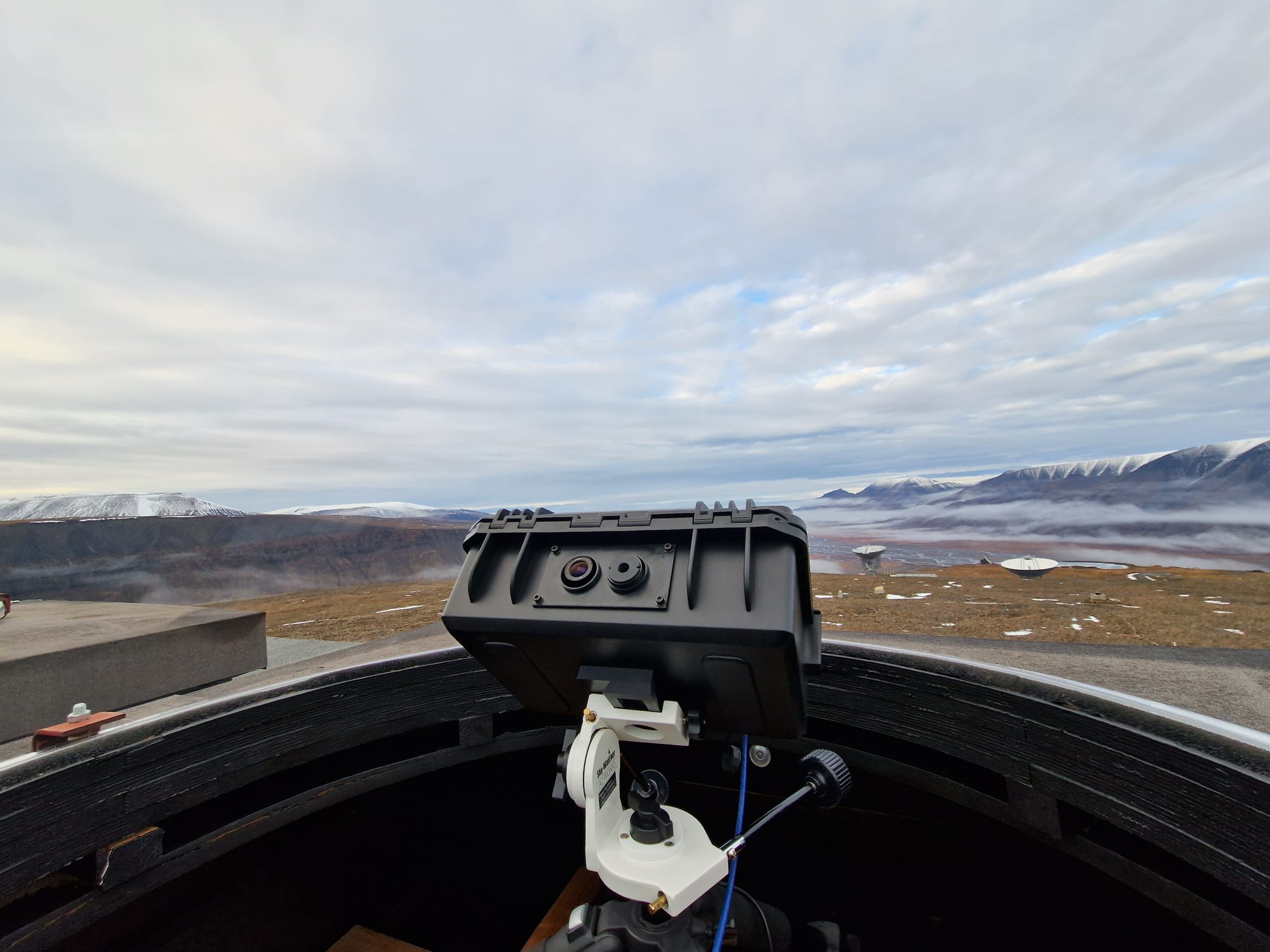 NORVIS at the Kjell Henriksen Observatory, Svalbard